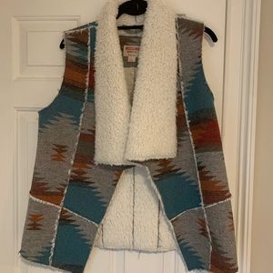 Aztec Pattern Vest